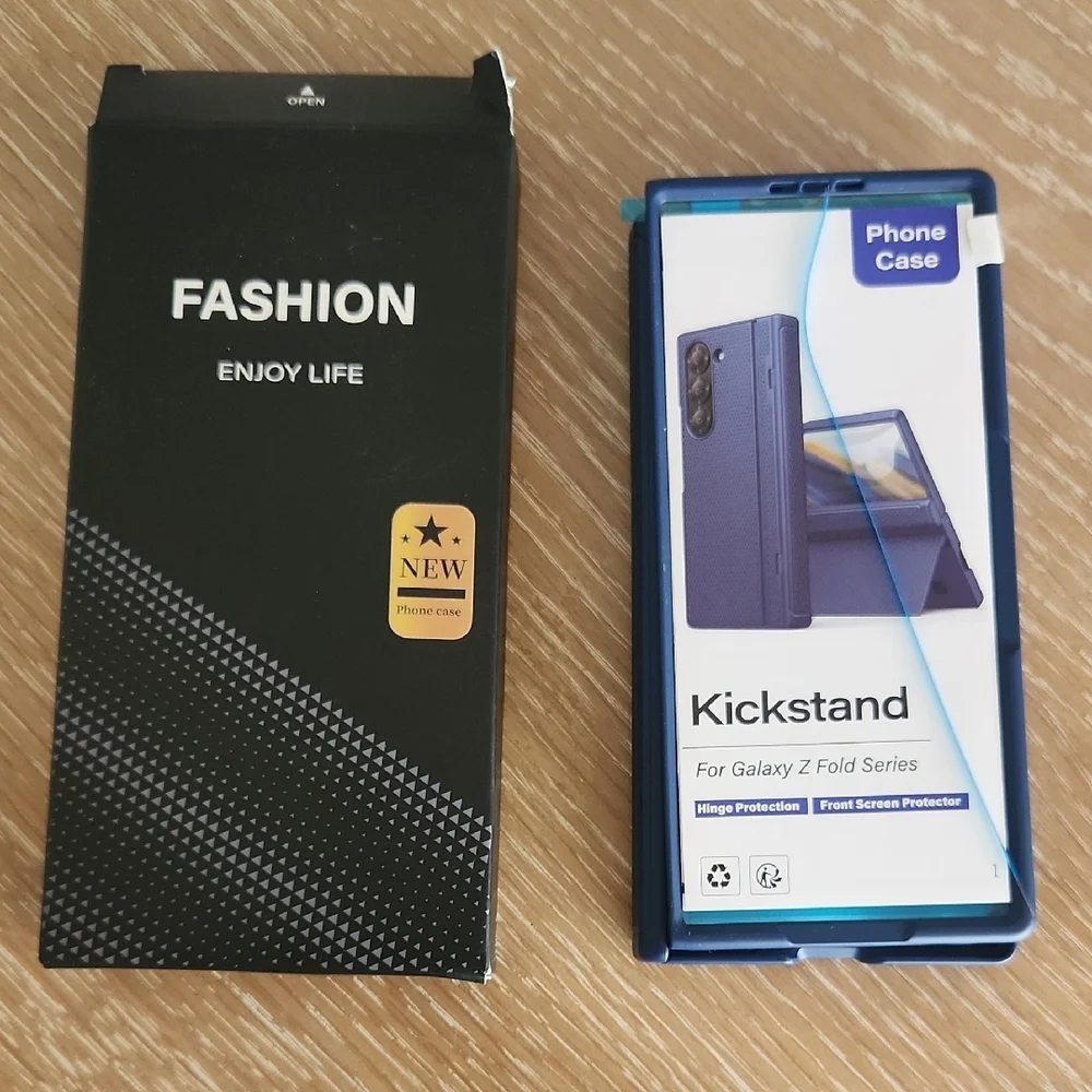 Samsung Galaxy Z Fold Series Blue Protective Case